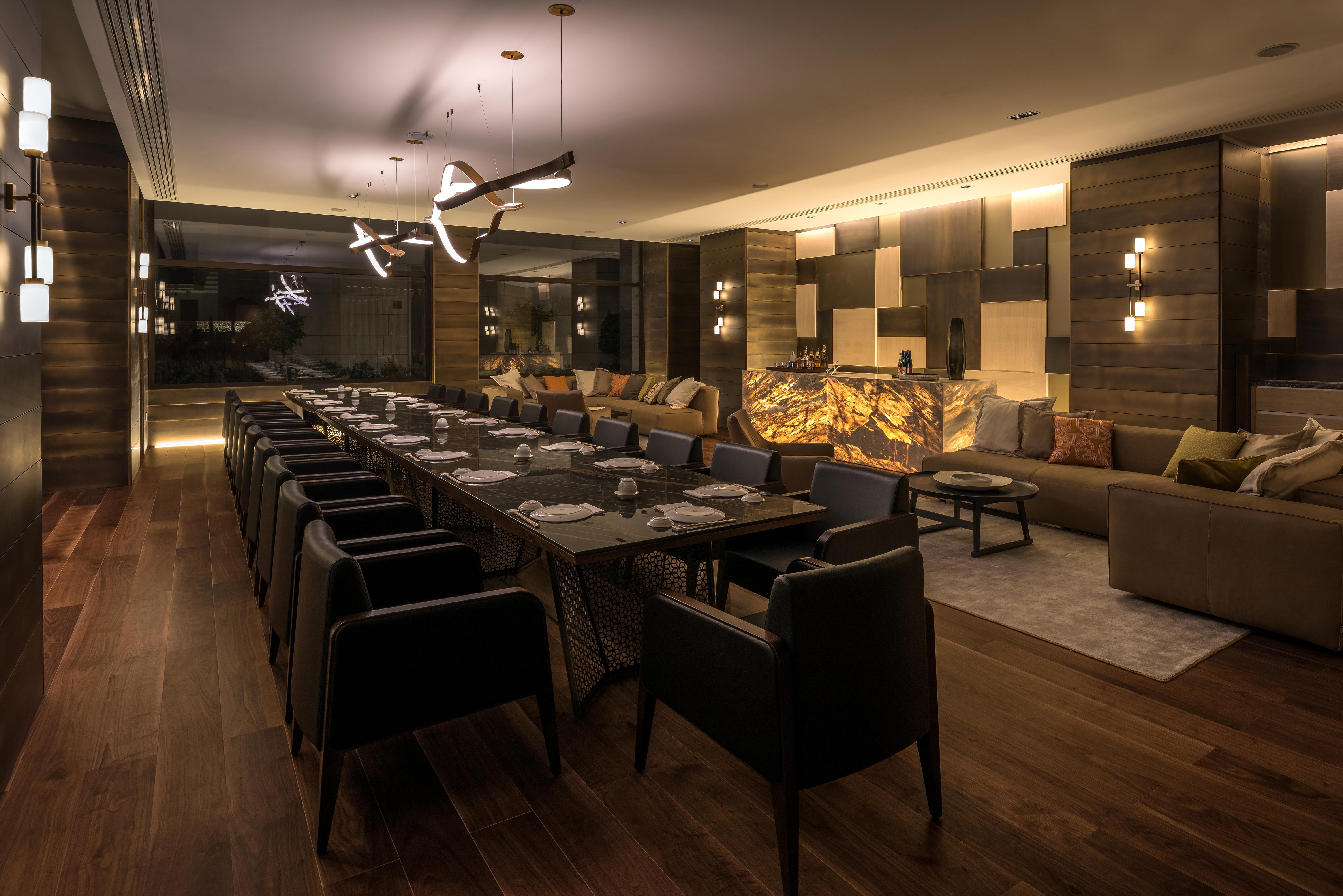 아마라 시 유얼 온리 뷰 레메소스 외부 사진 The private dining room at the restaurant